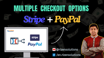 Multiple Checkout Option | Pay with Stripe, PayPal